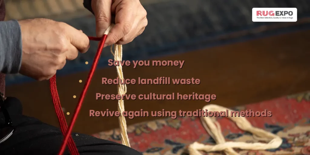 Why should you repair your rug bindings?