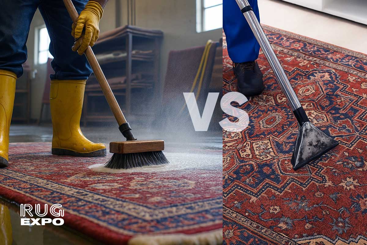 Steam Clean vs Wash - The Best Way to Clean Rug
