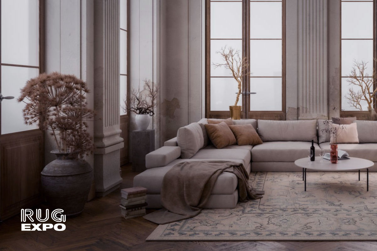 modern vintage rug
