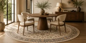 Top 7 Round Dining Room Rug Styles That Transform Your Space