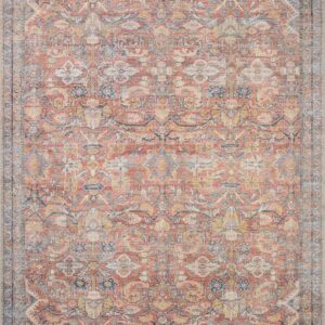 Loloi II Adrian Rust Rust / Denim Rug Loloi II Adrian Rust Rust / Denim Rug