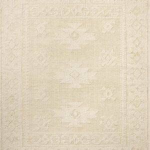 Loloi Alara Ivory / Natural Jute and Wool Hand Woven Rug