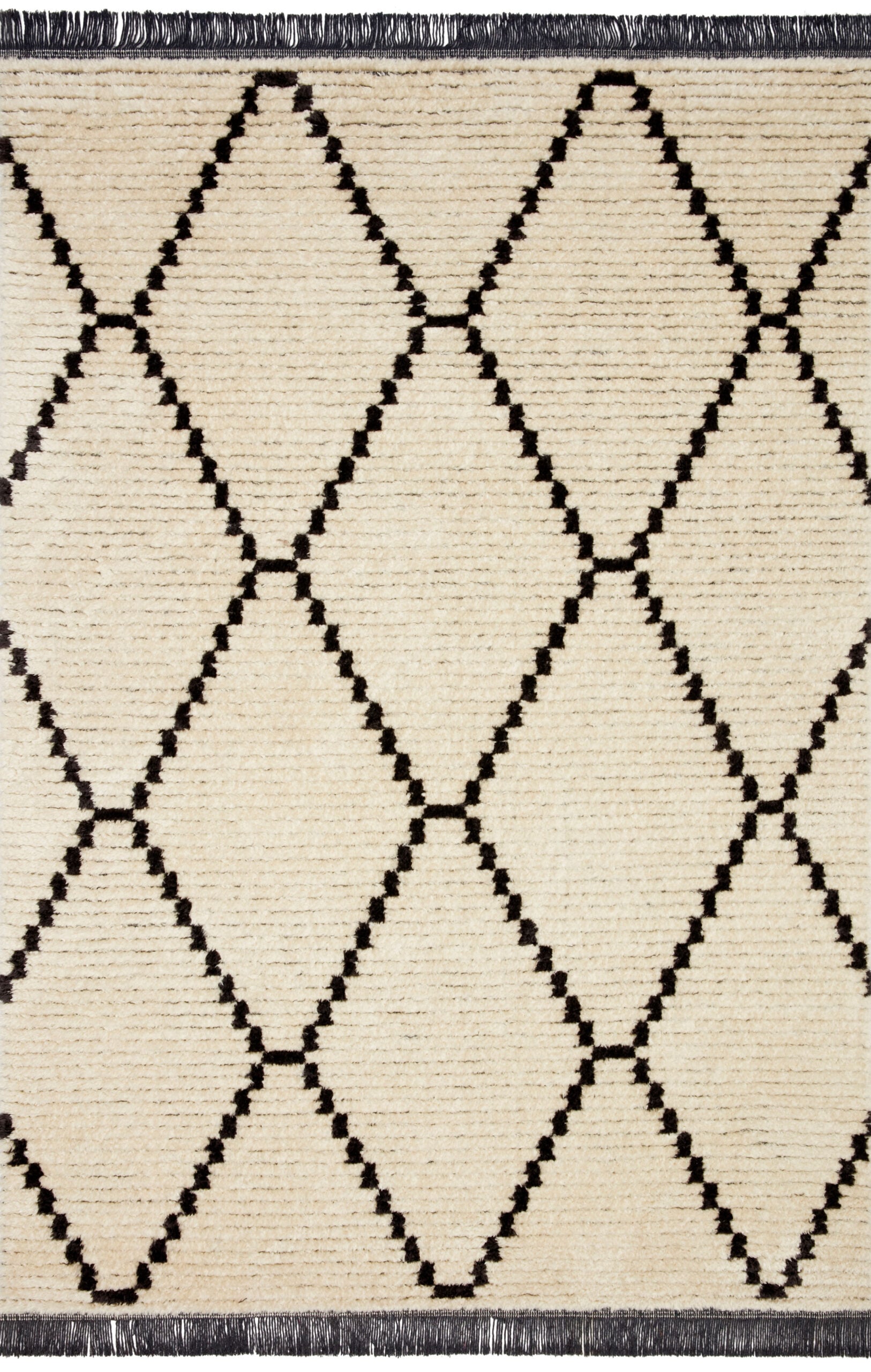 Chris Loves Julia x Cream / Charcoal Rug