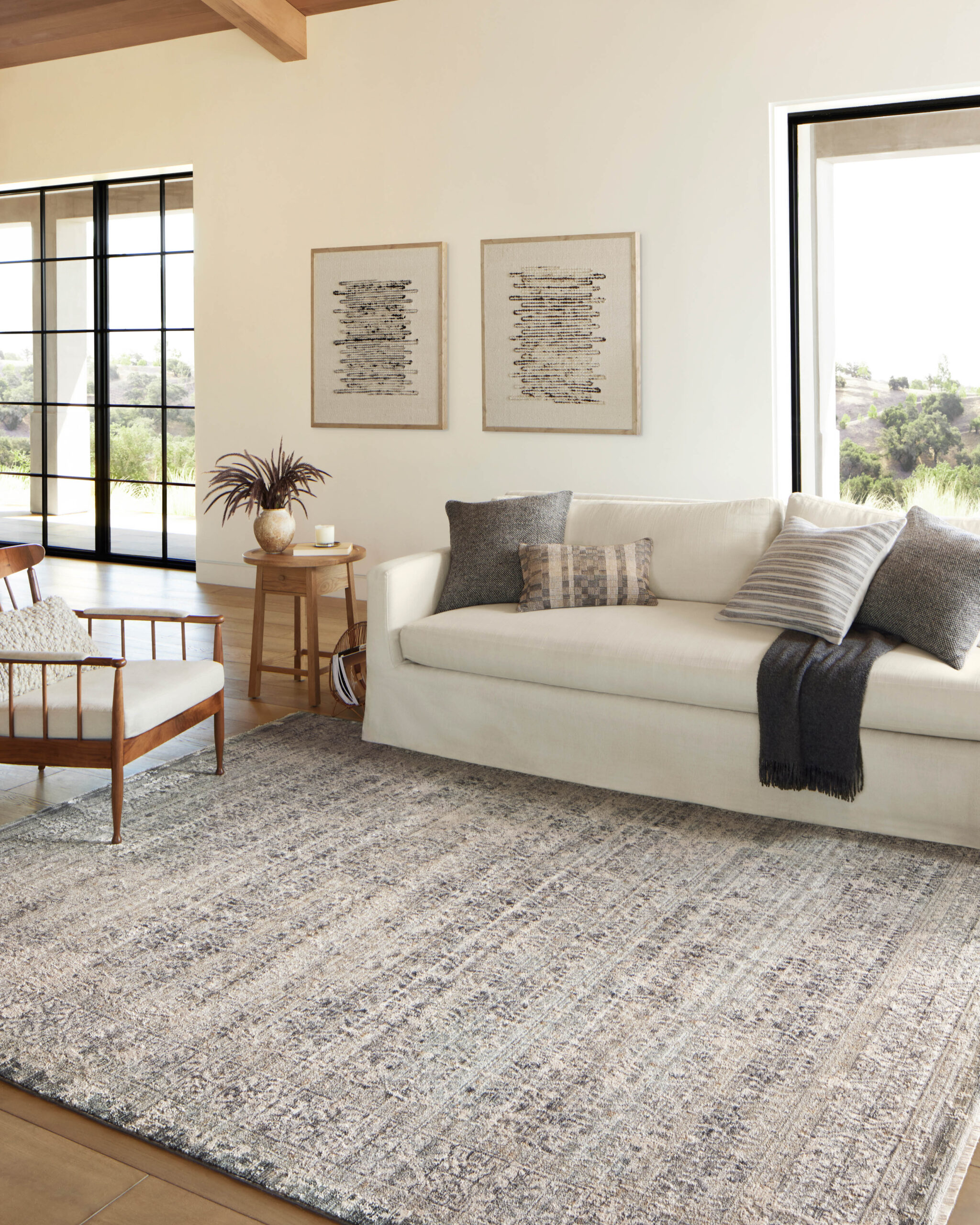 Amber Lewis x Loloi Sky / Stone Rug