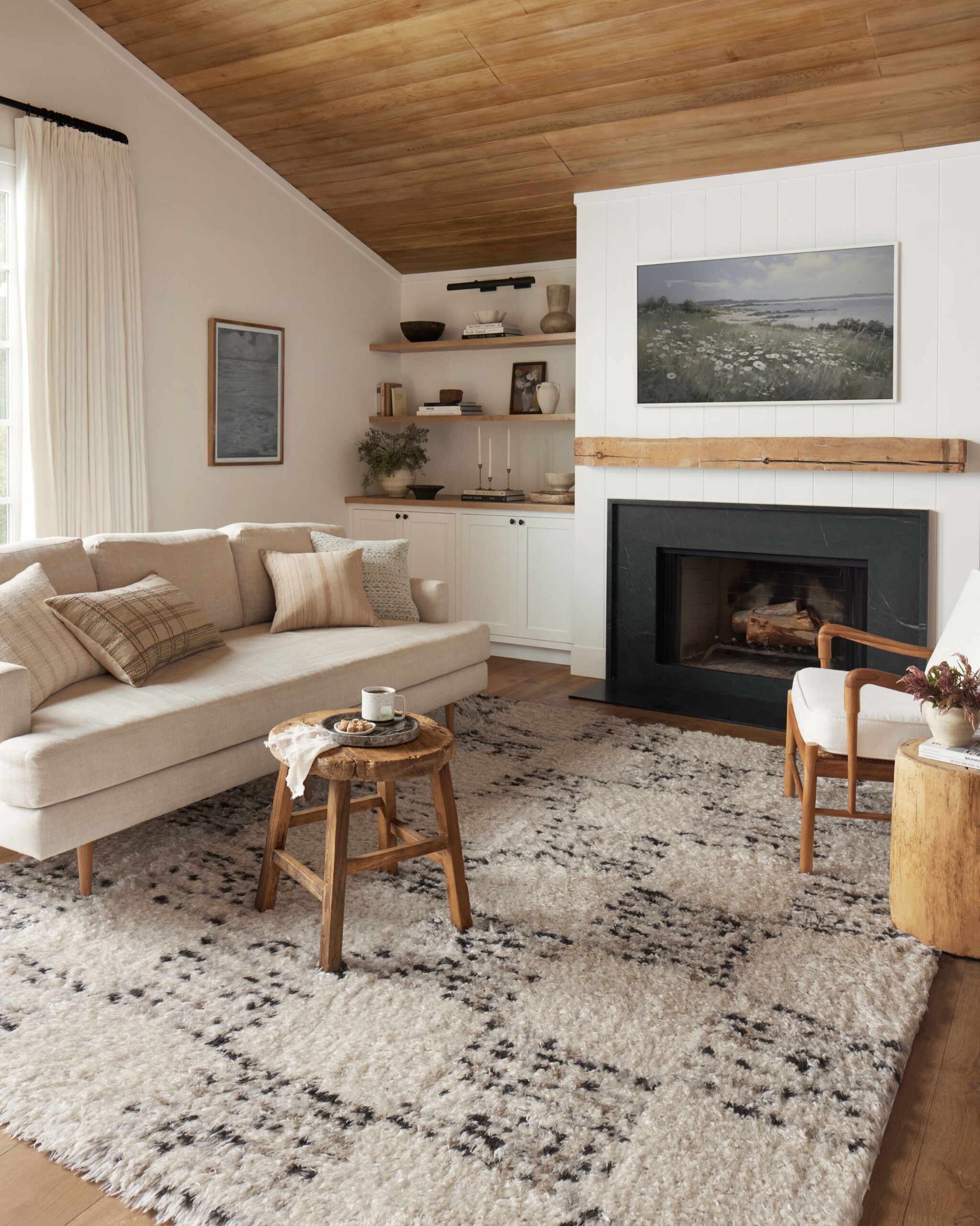 Angela Rose x Loloi Ivory / Granite Rug
