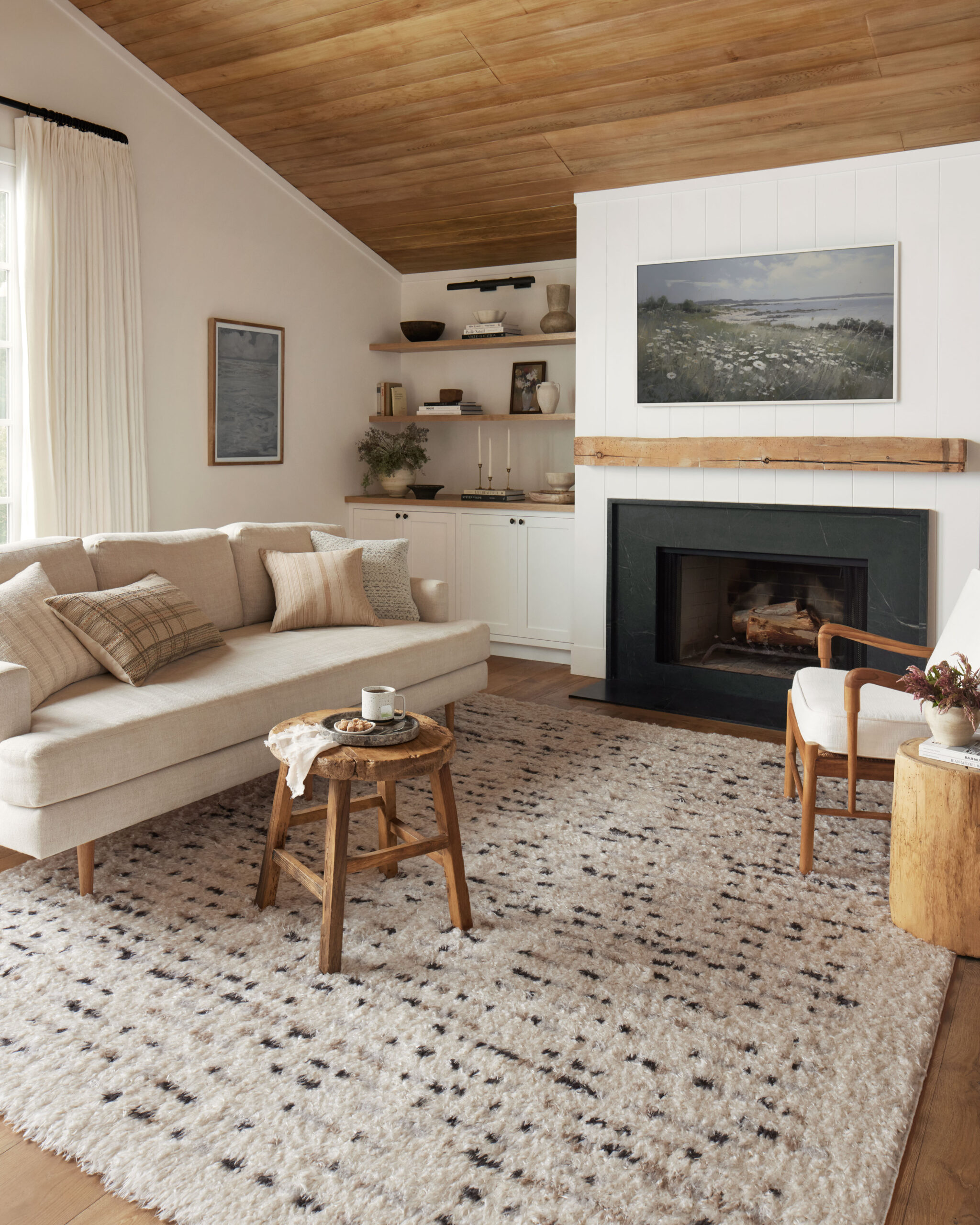 Angela Rose x Loloi Ivory / Multi Rug