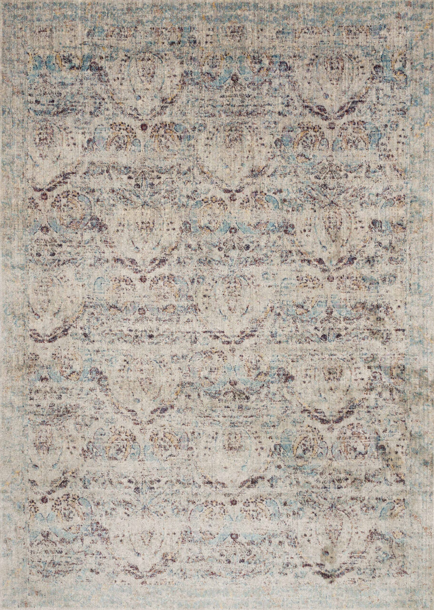 Loloi Anastasia Silver / Silver / Plum Rug