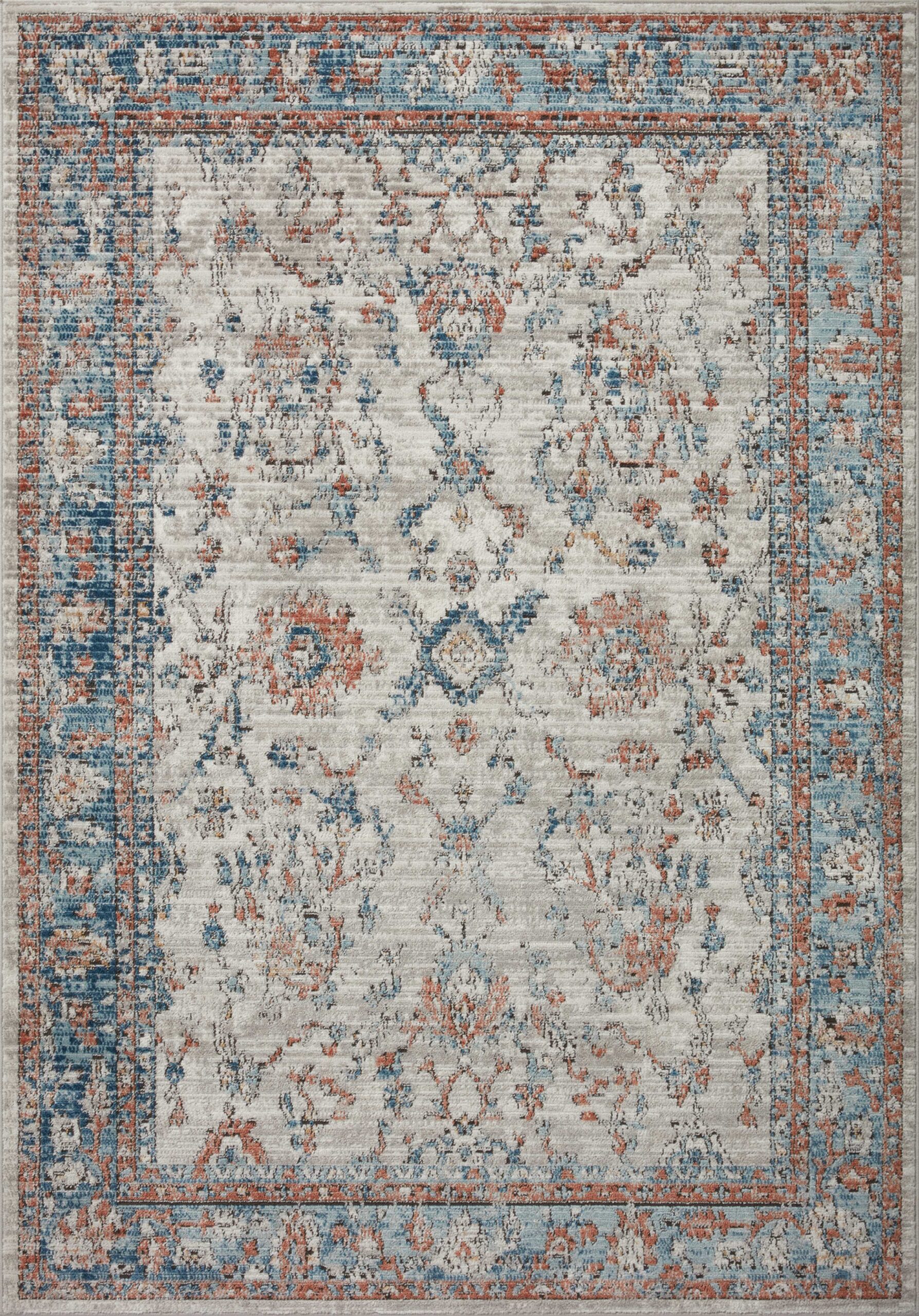 Loloi II Bianca Dove Dove / Multi Rug