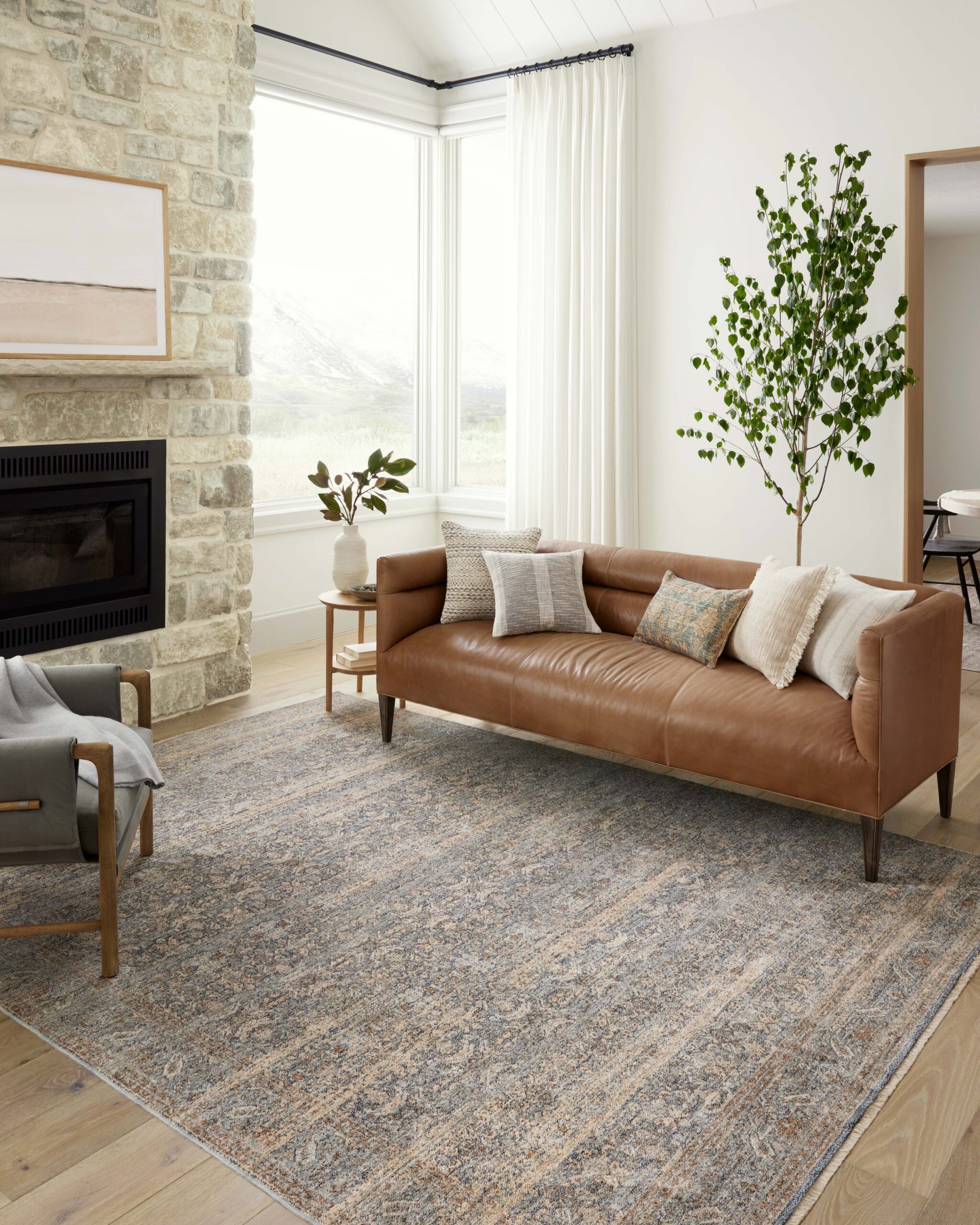 Angela Rose x Loloi Ocean / Mocha Rug