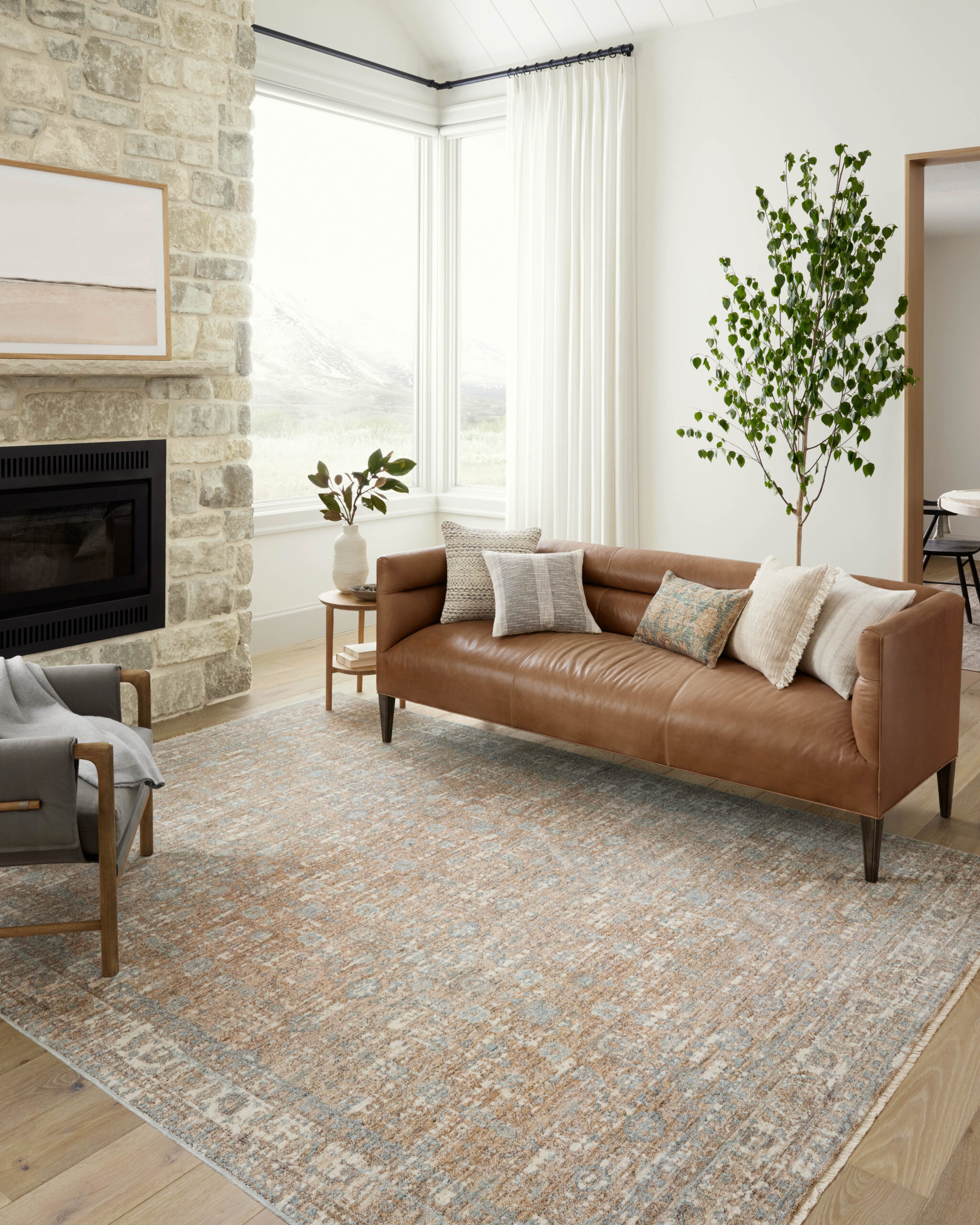 Angela Rose x Loloi Sand / Sky Rug