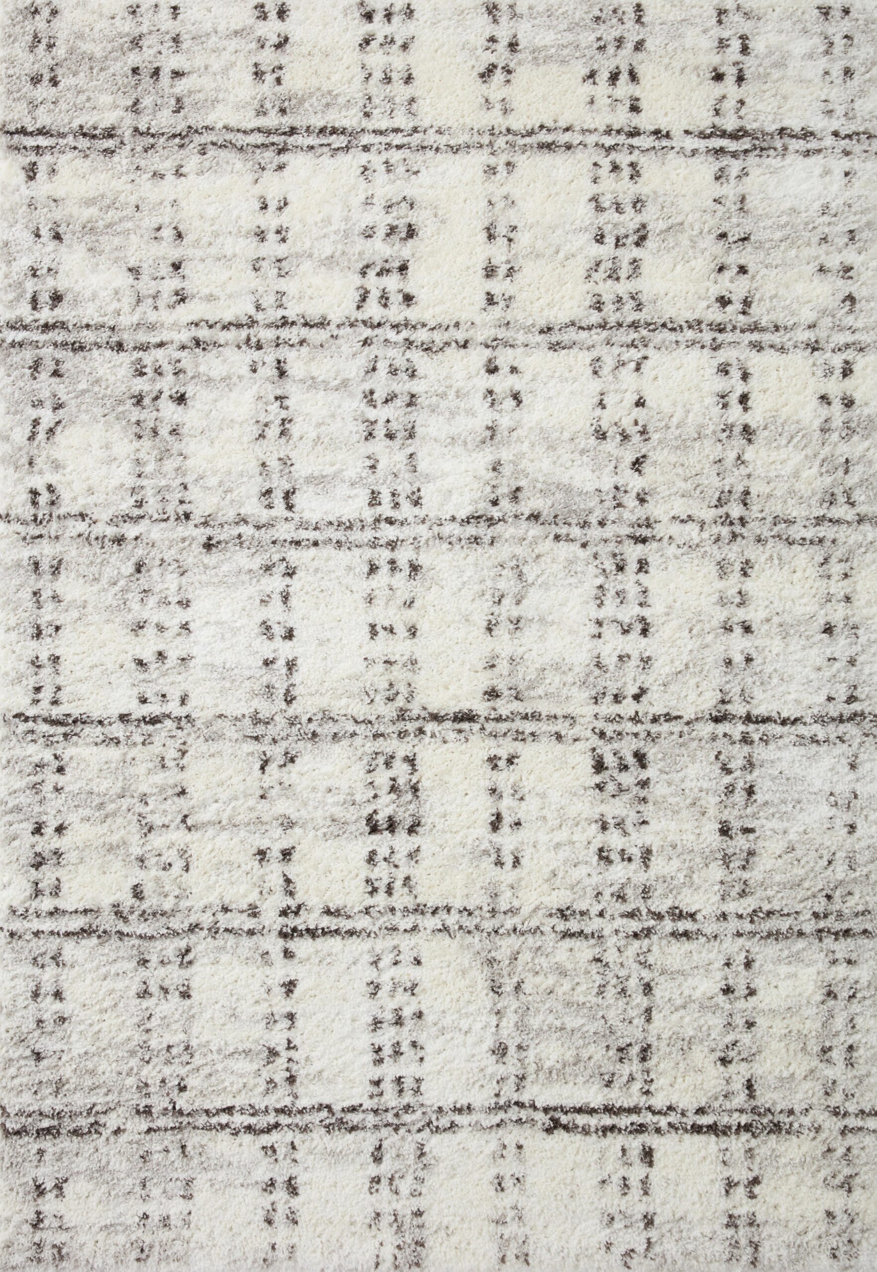 Loloi II Bliss Shag Cream / Grey Rug