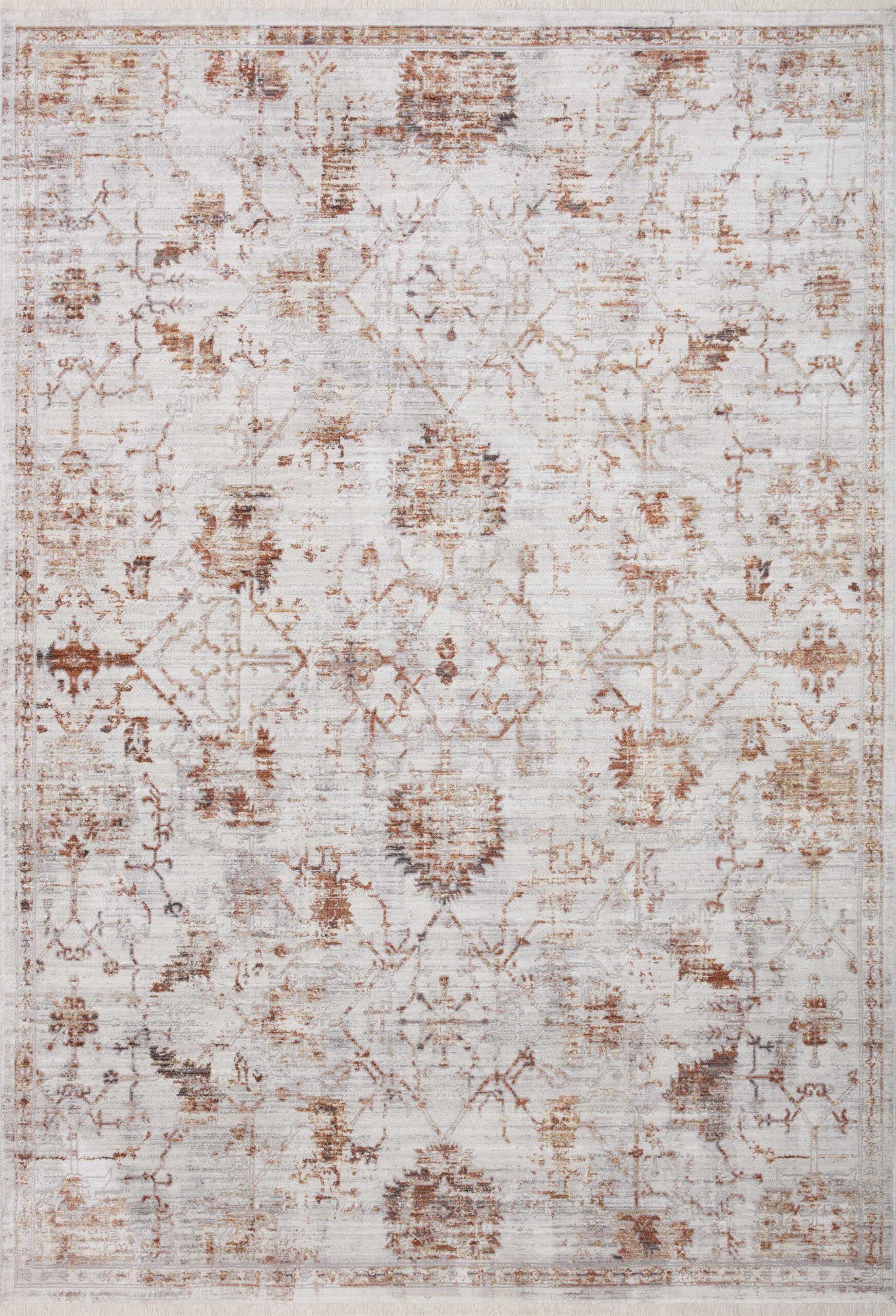 Loloi Bonney Silver / Silver / Sunset Rug