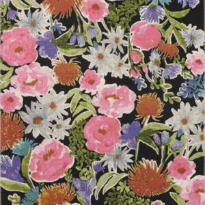 Loloi II Botanical Black Black / Multi Rug