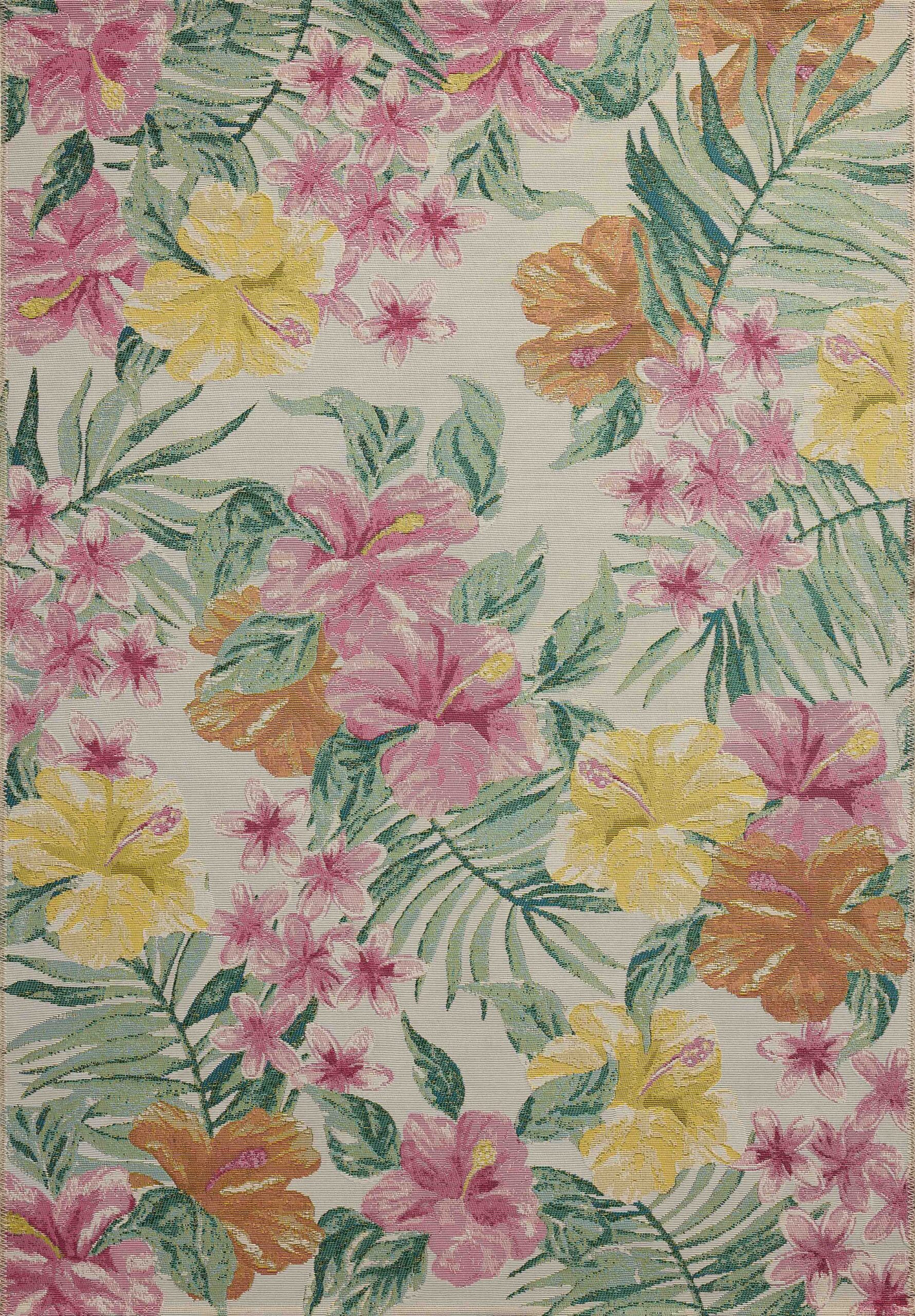Loloi II Botanical Ivory Ivory / Sunrise Rug
