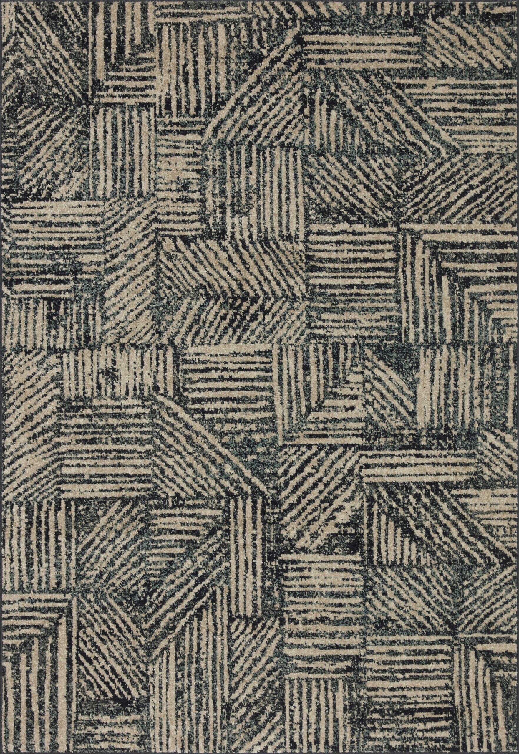 Loloi II Bowery Midnight Midnight / Taupe Rug