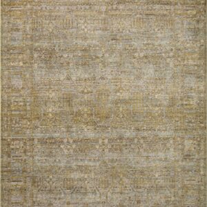 Jean Stoffer x Loloi Dove / Gold Rug