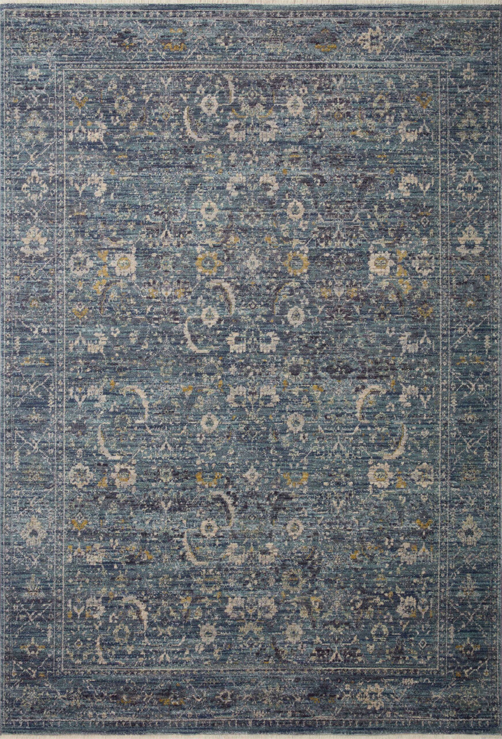 Jean Stoffer x Loloi Ocean / Gold Rug