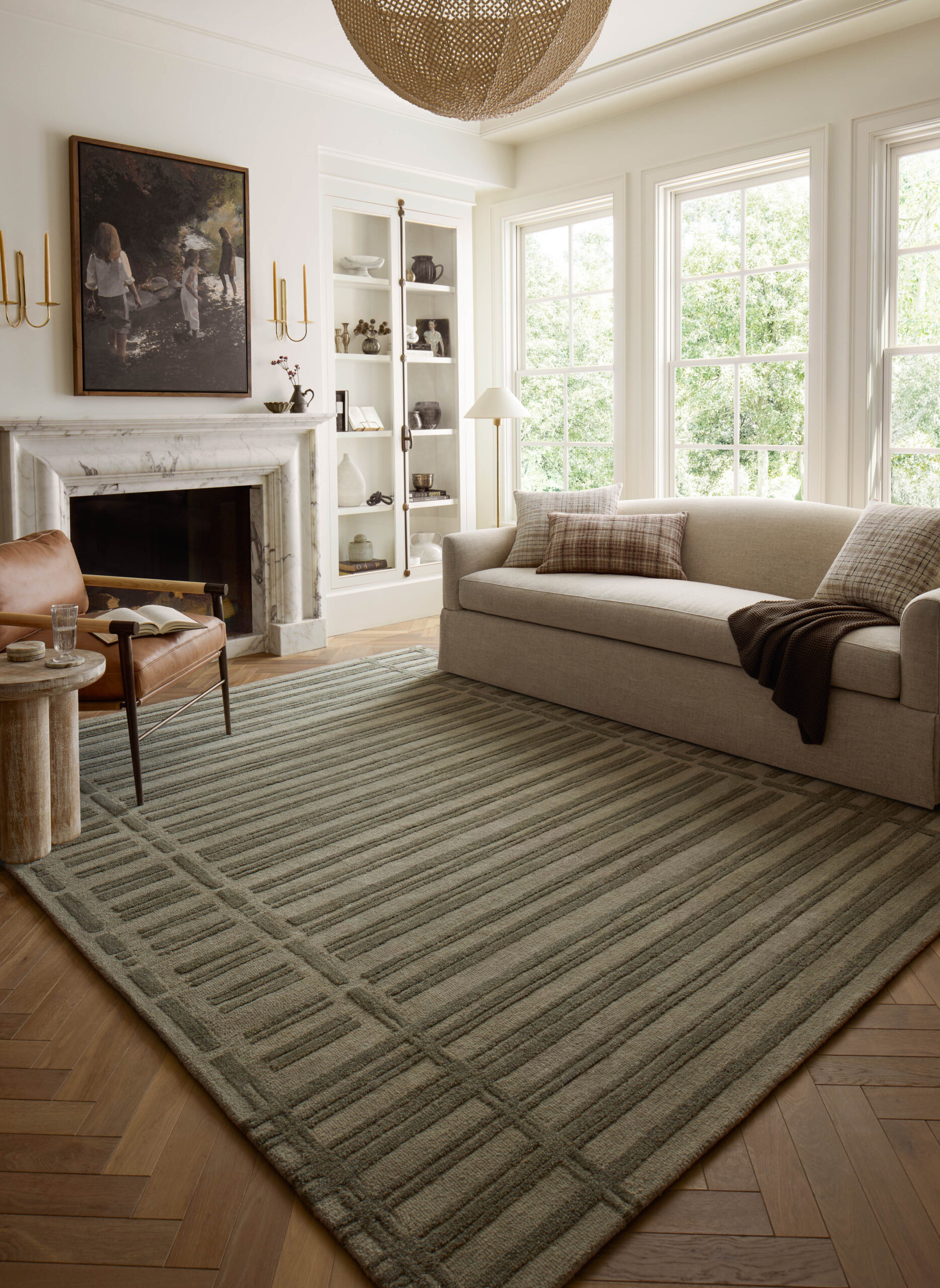 Chris Loves Julia x Sage / Olive Rug