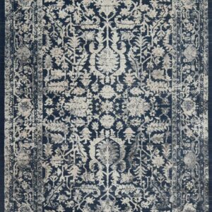 Magnolia Home By Joanna Power-Loomed Blue Area Rug