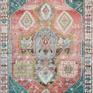 Loloi II Fiona Rust Rust / Green Rug
