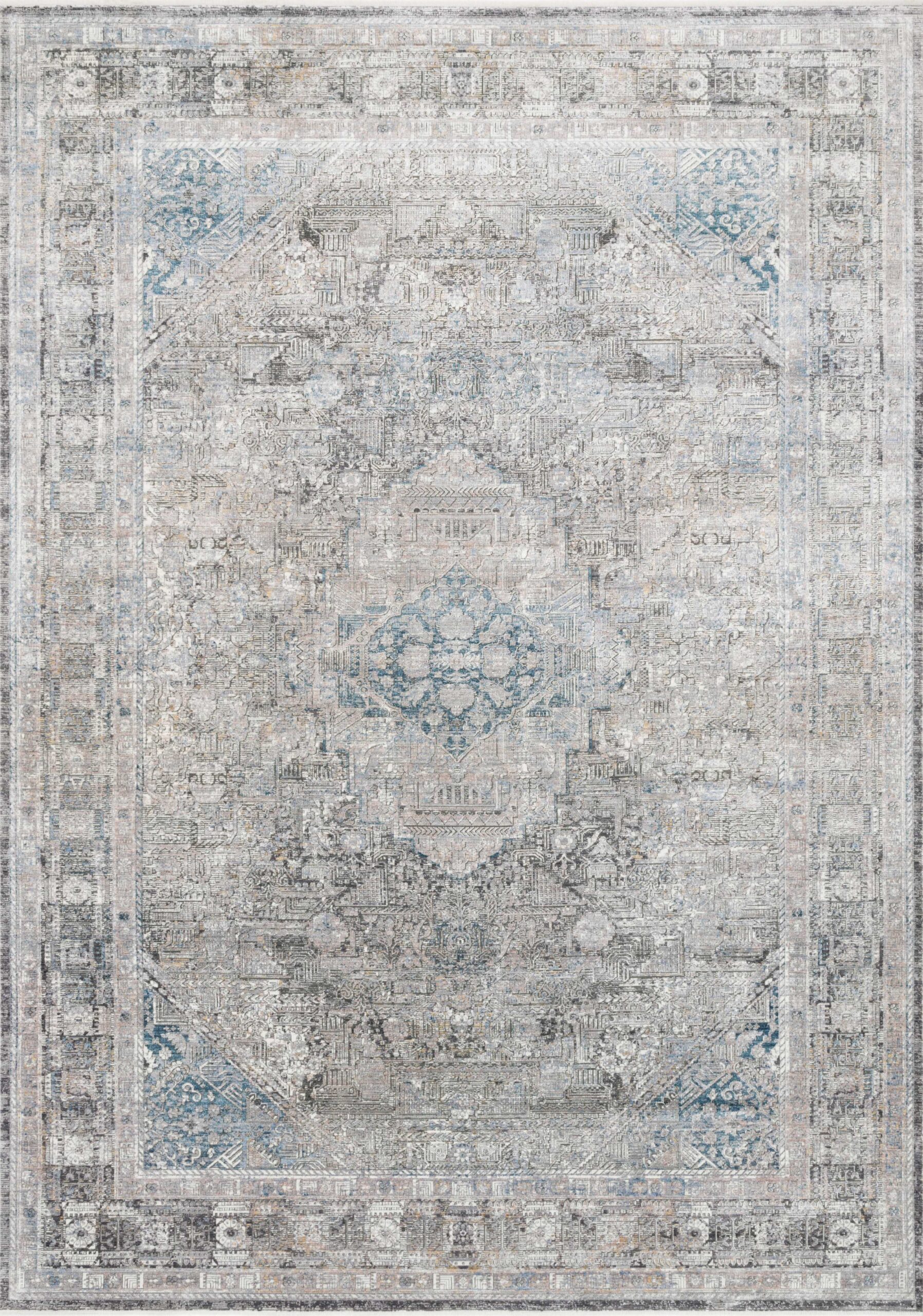 Loloi II Gemma Silver Silver / Blue Rug