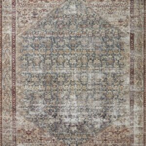 Amber Lewis x Loloi Teal / Antique Rug