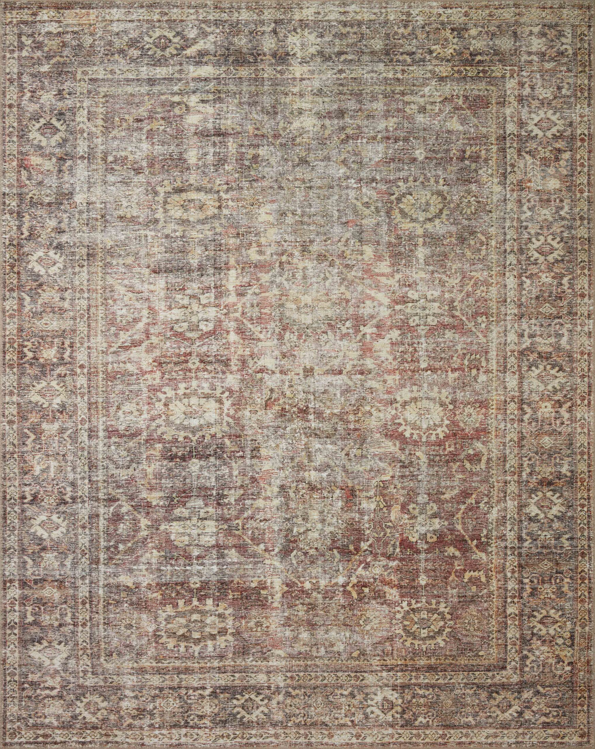 Amber Lewis x Loloi Bordeaux / Antique Rug