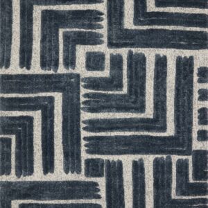 Loloi II Hagen Blue Blue / White Rug