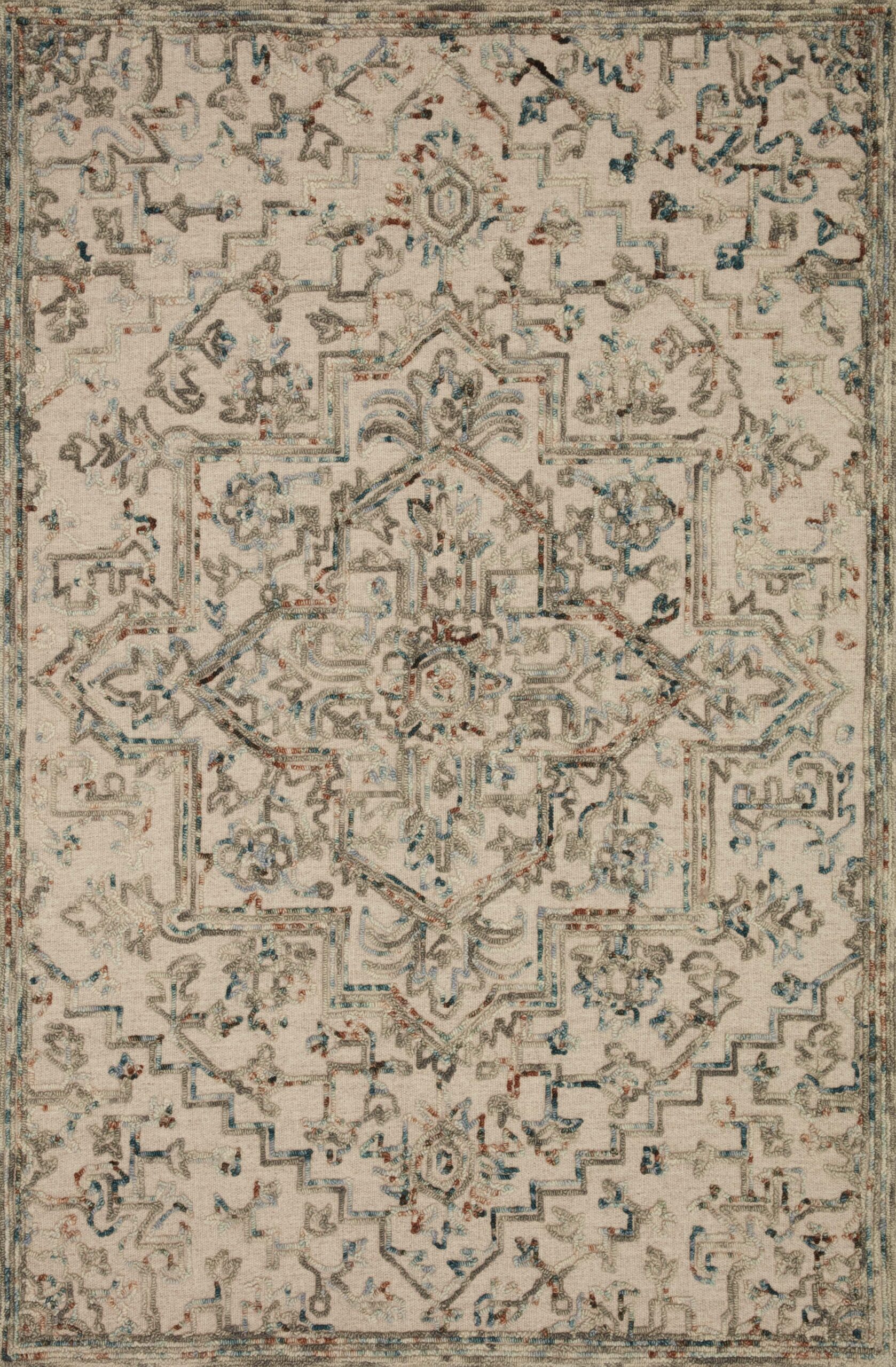 Loloi II Halle Grey Grey / Ocean Rug