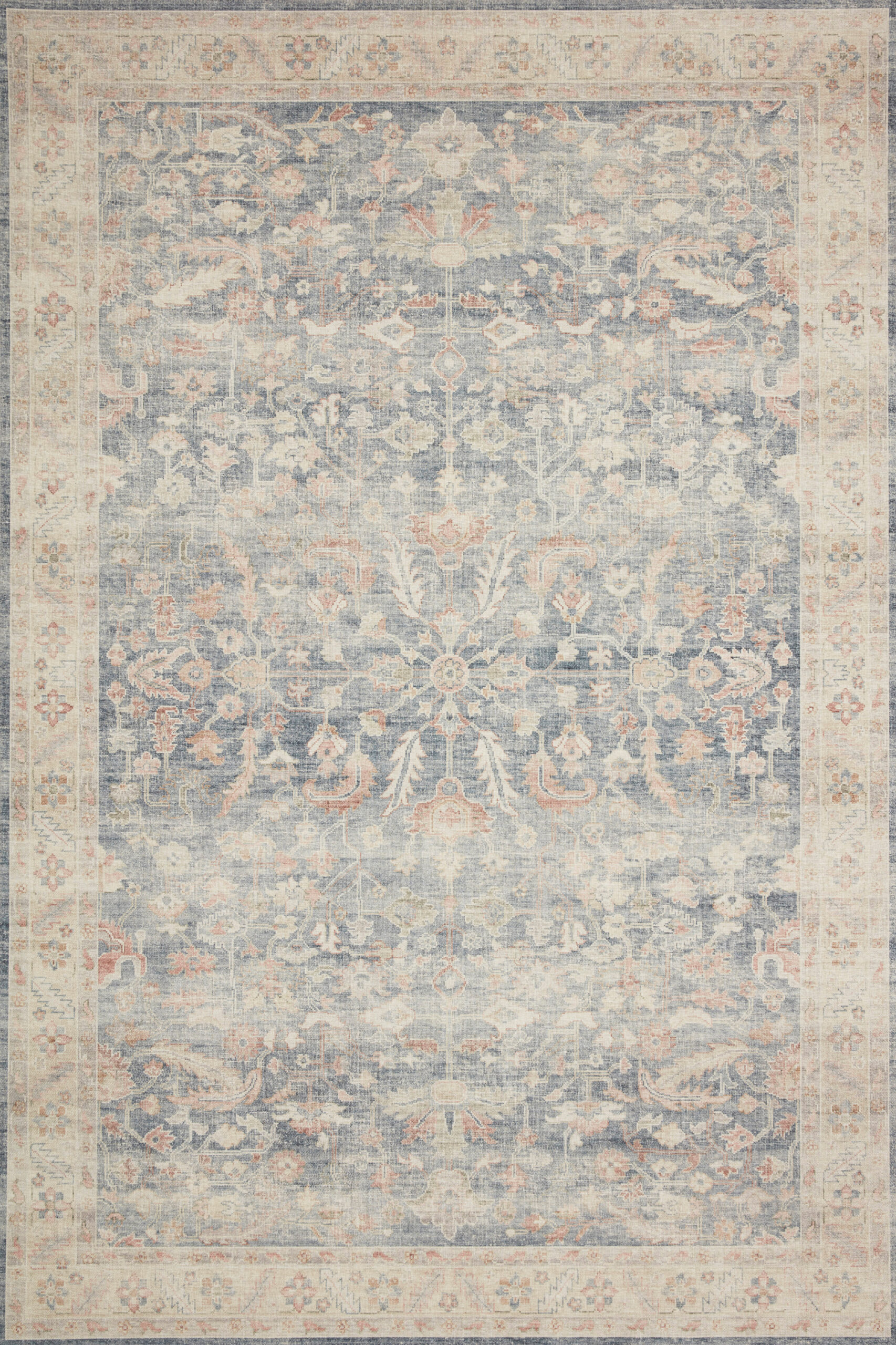 Loloi II Hathaway Denim Denim / Multi Rug