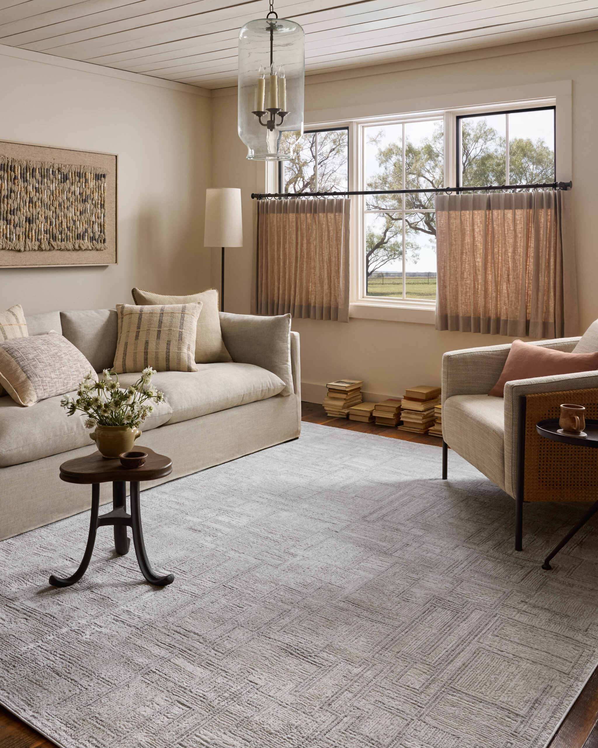 Loloi II Hollis Grey Grey / Ivory Rug