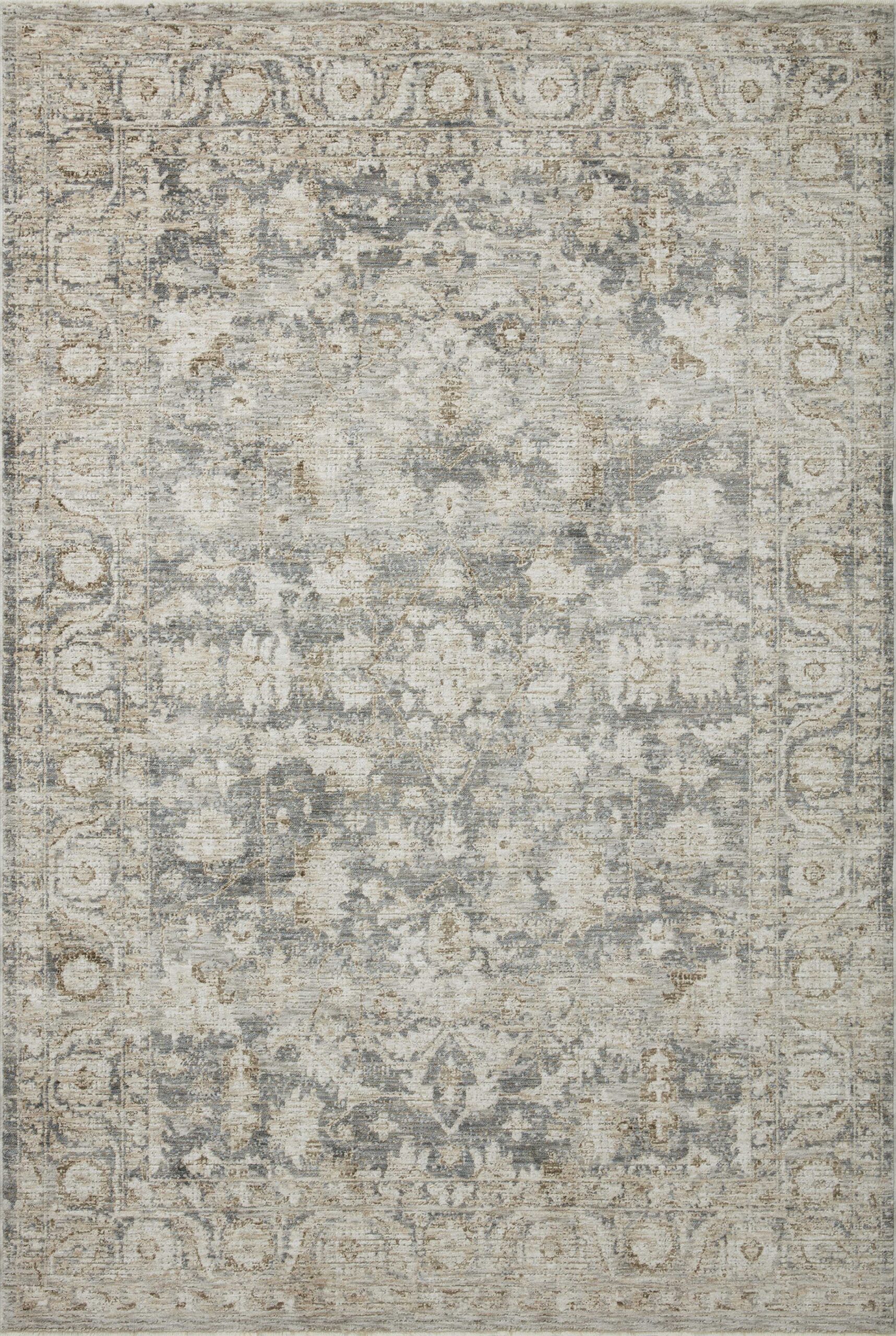 Amber Lewis x Loloi Slate / Beige Rug