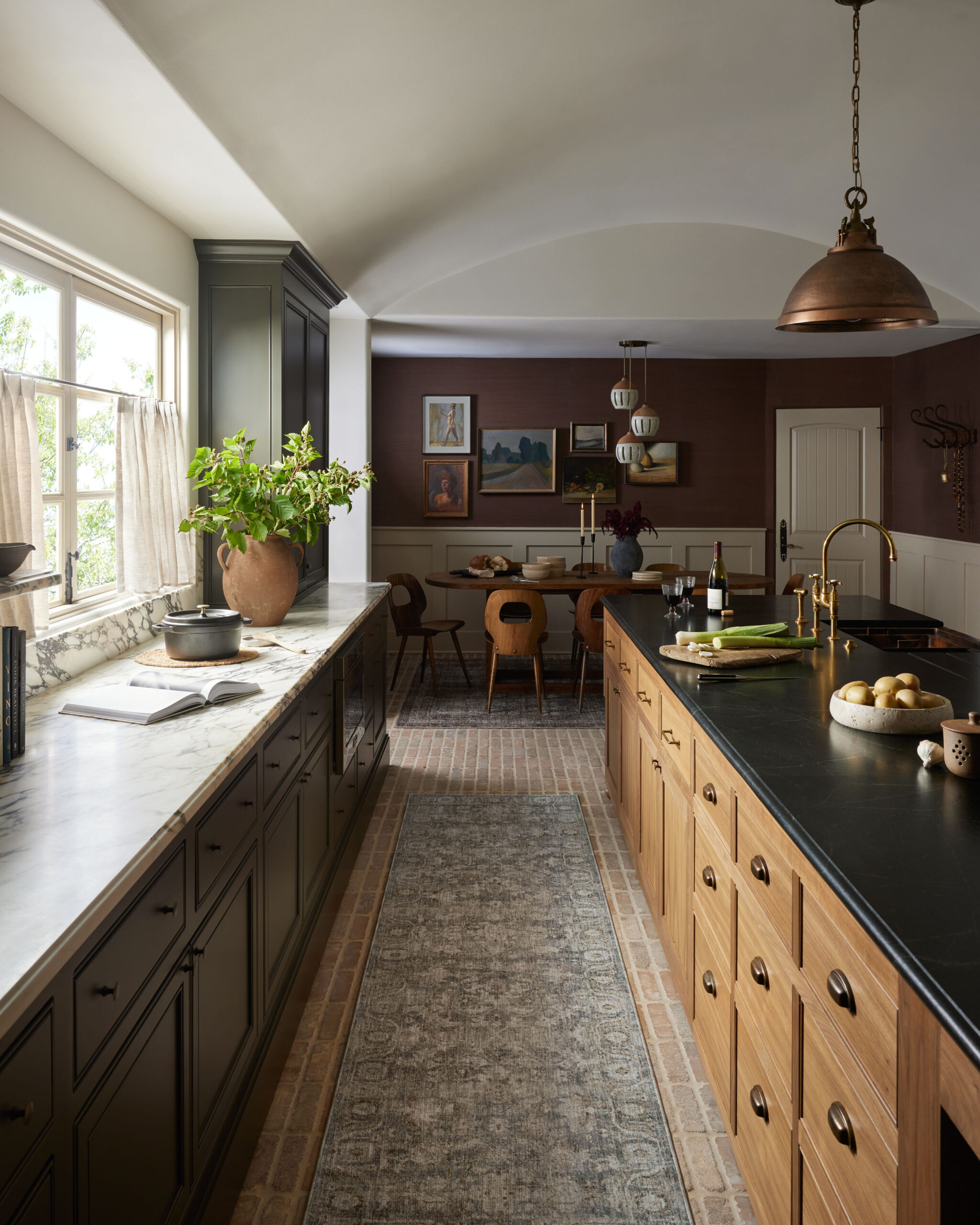 Amber Lewis x Loloi Slate / Beige Rug