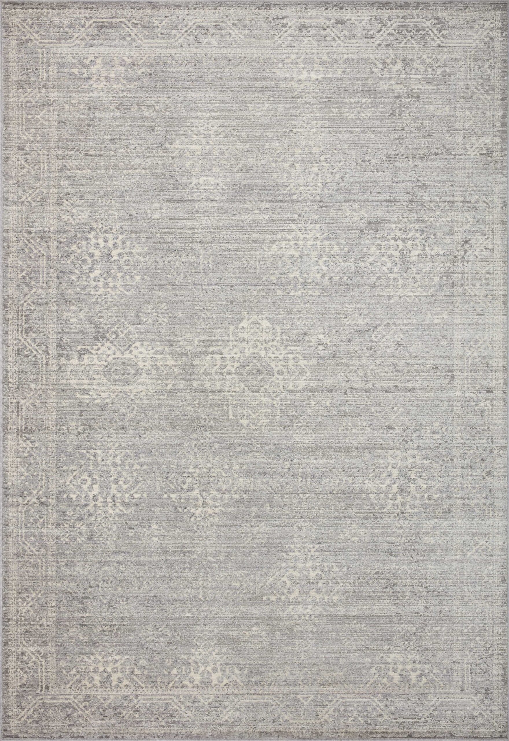 Loloi Indra Silver / Silver / Ivory Rug