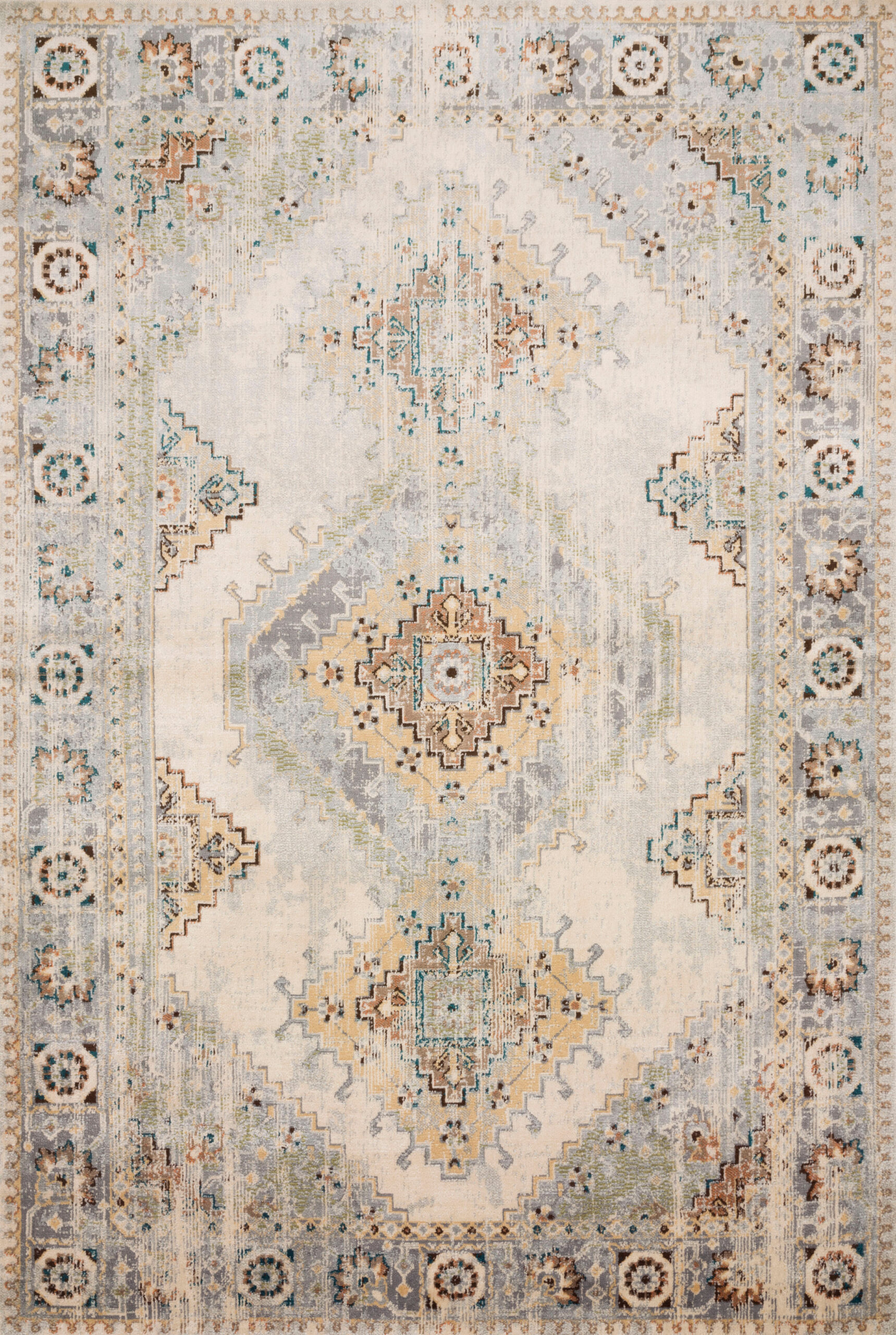 Loloi II Isadora Oatmeal Oatmeal / Silver Rug