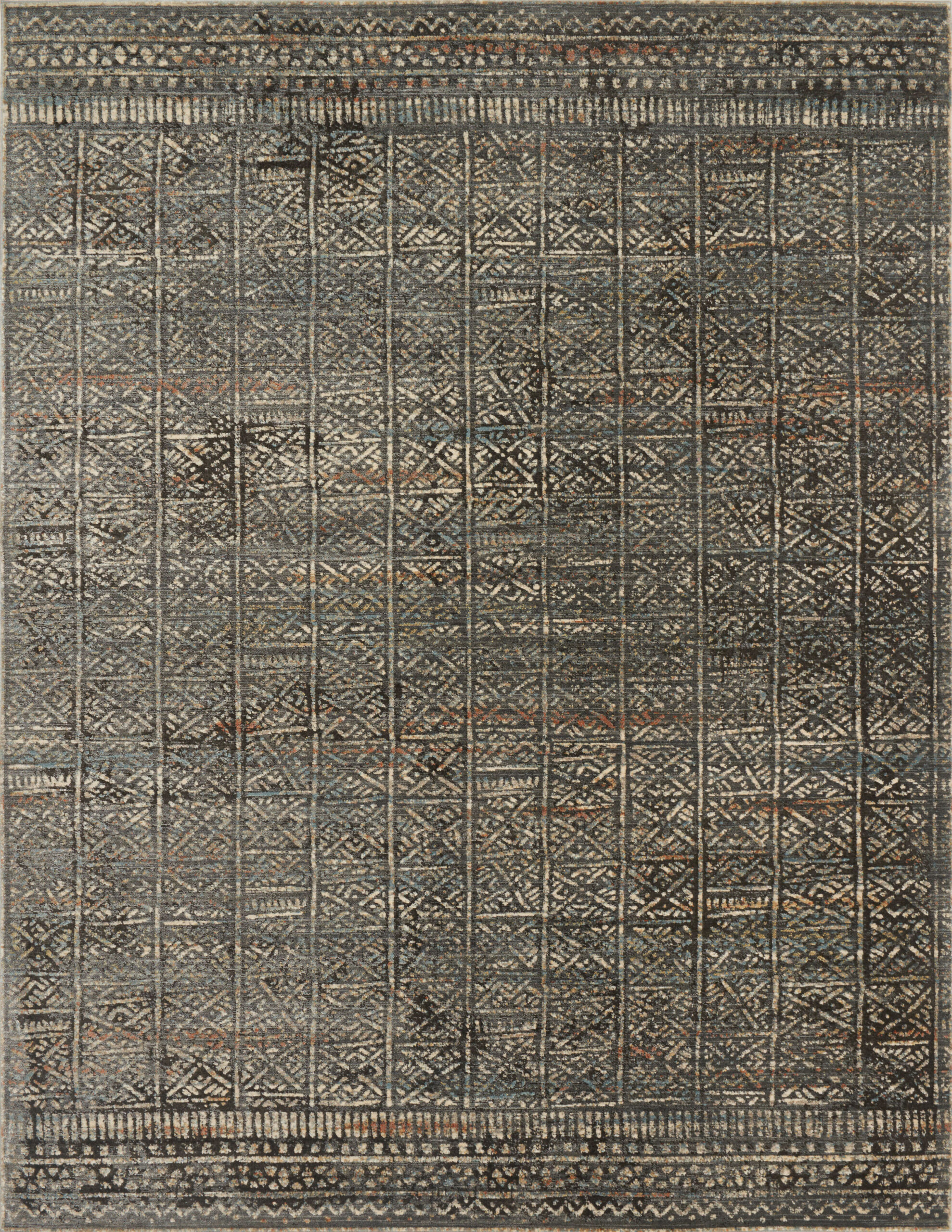 Loloi Javari Charcoal / Charcoal / Silver Rug