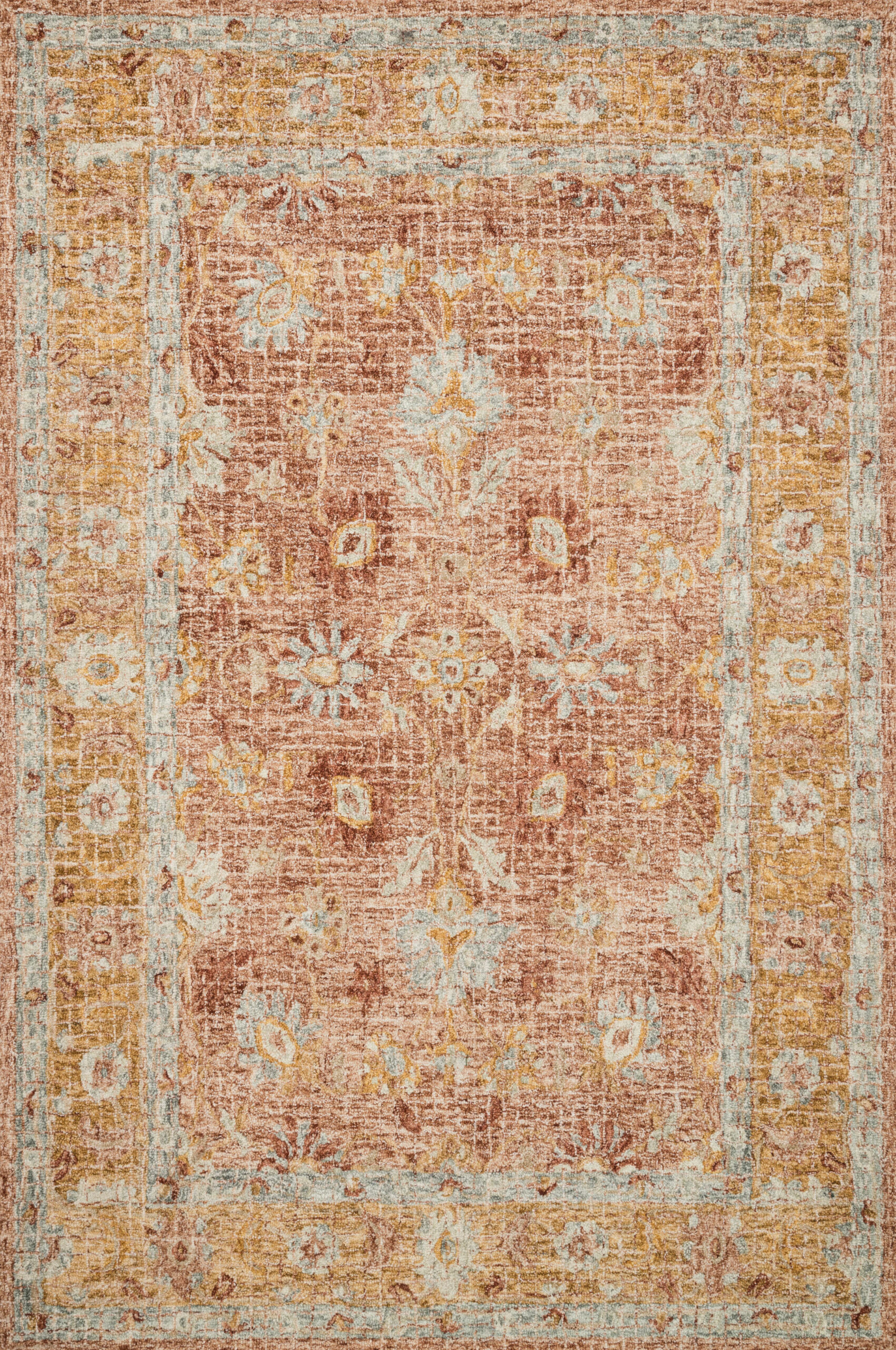 Loloi Julian Terracotta / Terracotta / Gold Rug