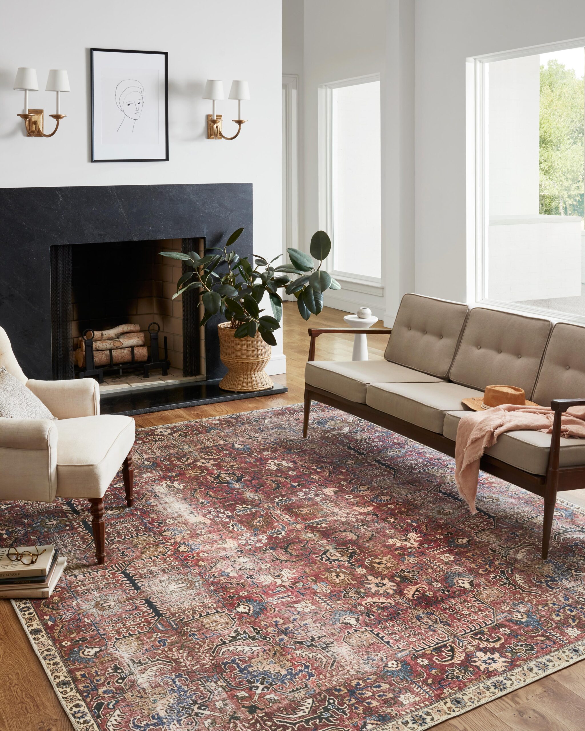 Chris Loves Julia x Merlot / Multi Rug