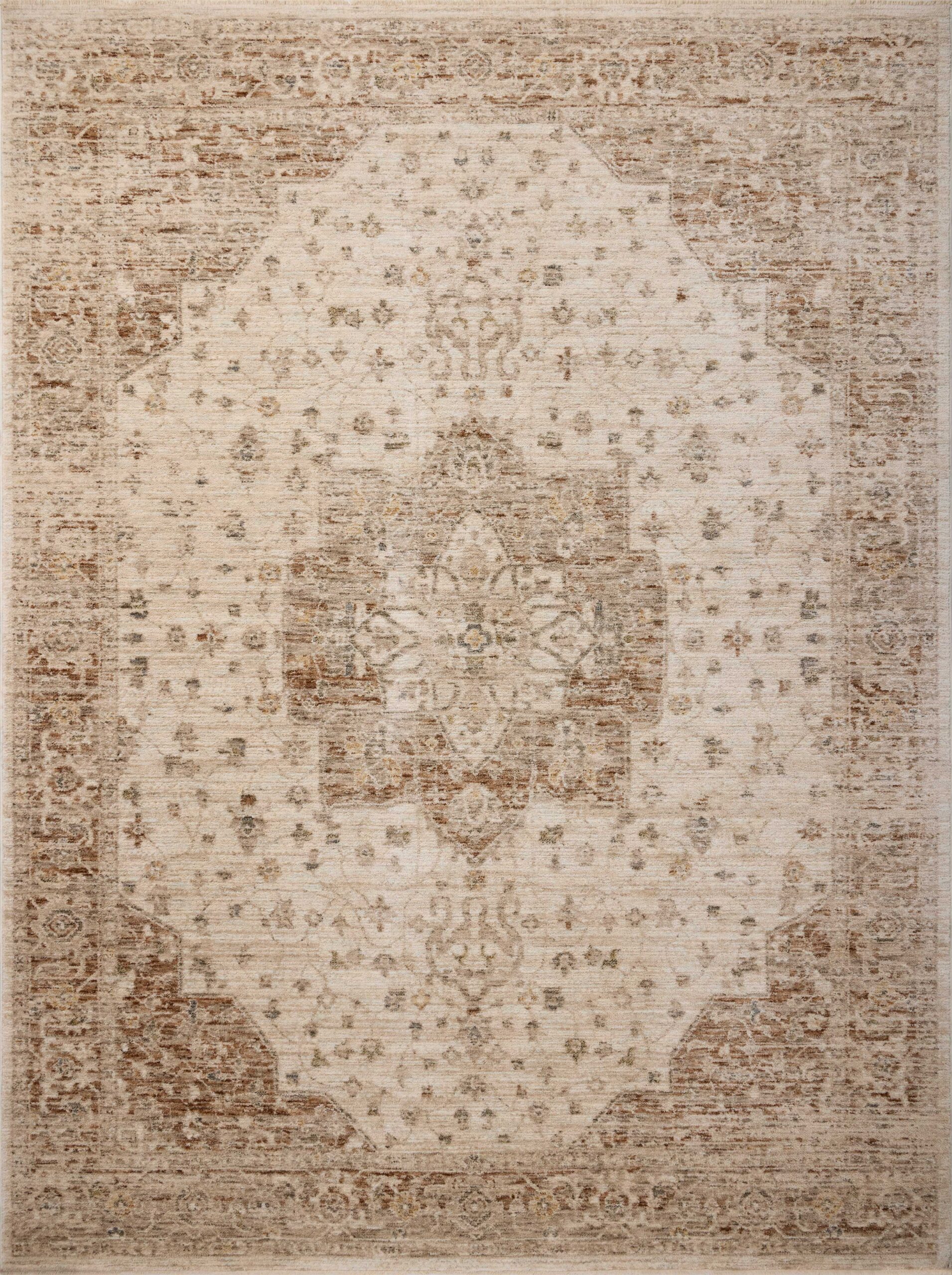Magnolia Home by Joanna Beige Area Rug with Motif
