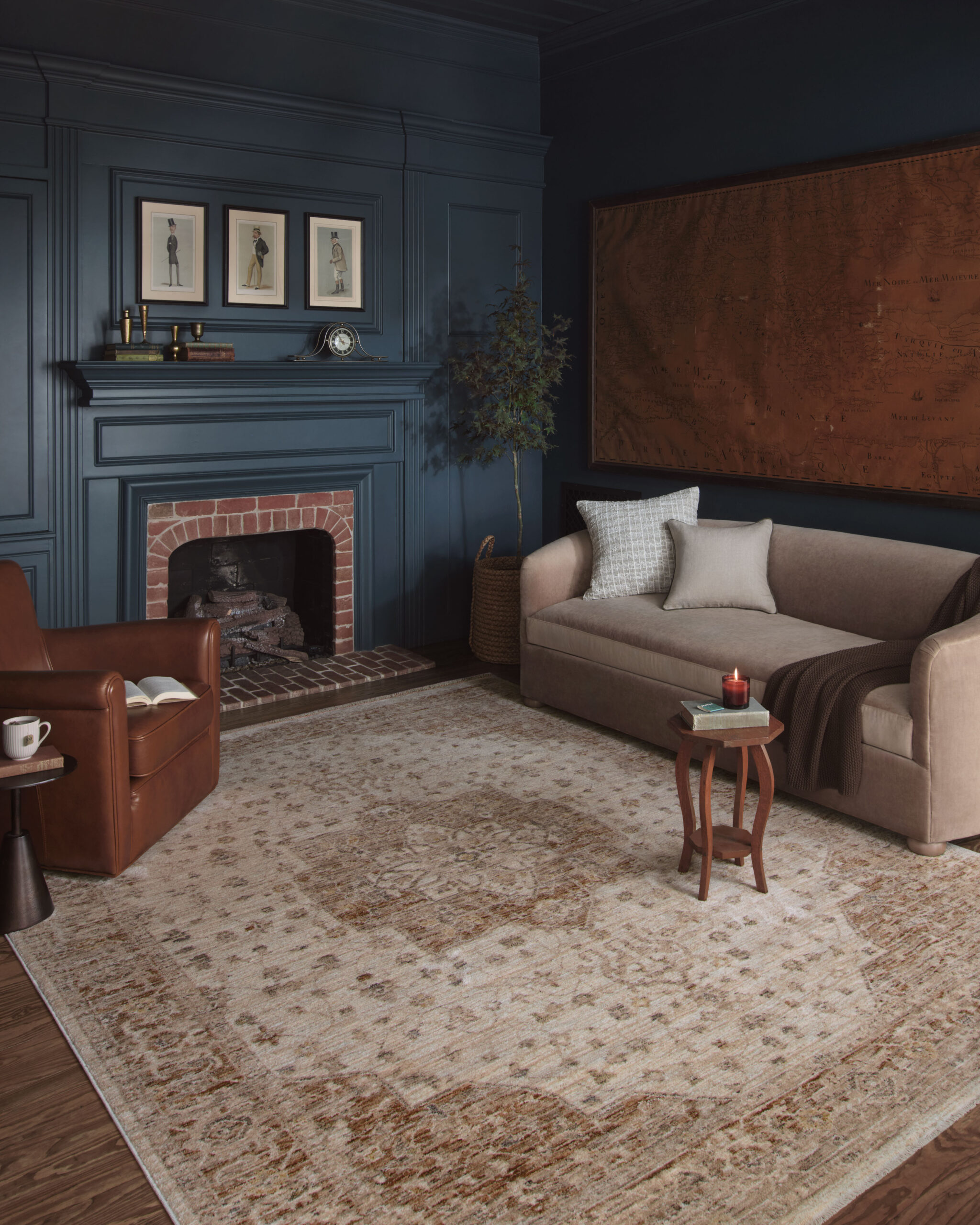 Magnolia Home by Joanna Beige Area Rug with Motif