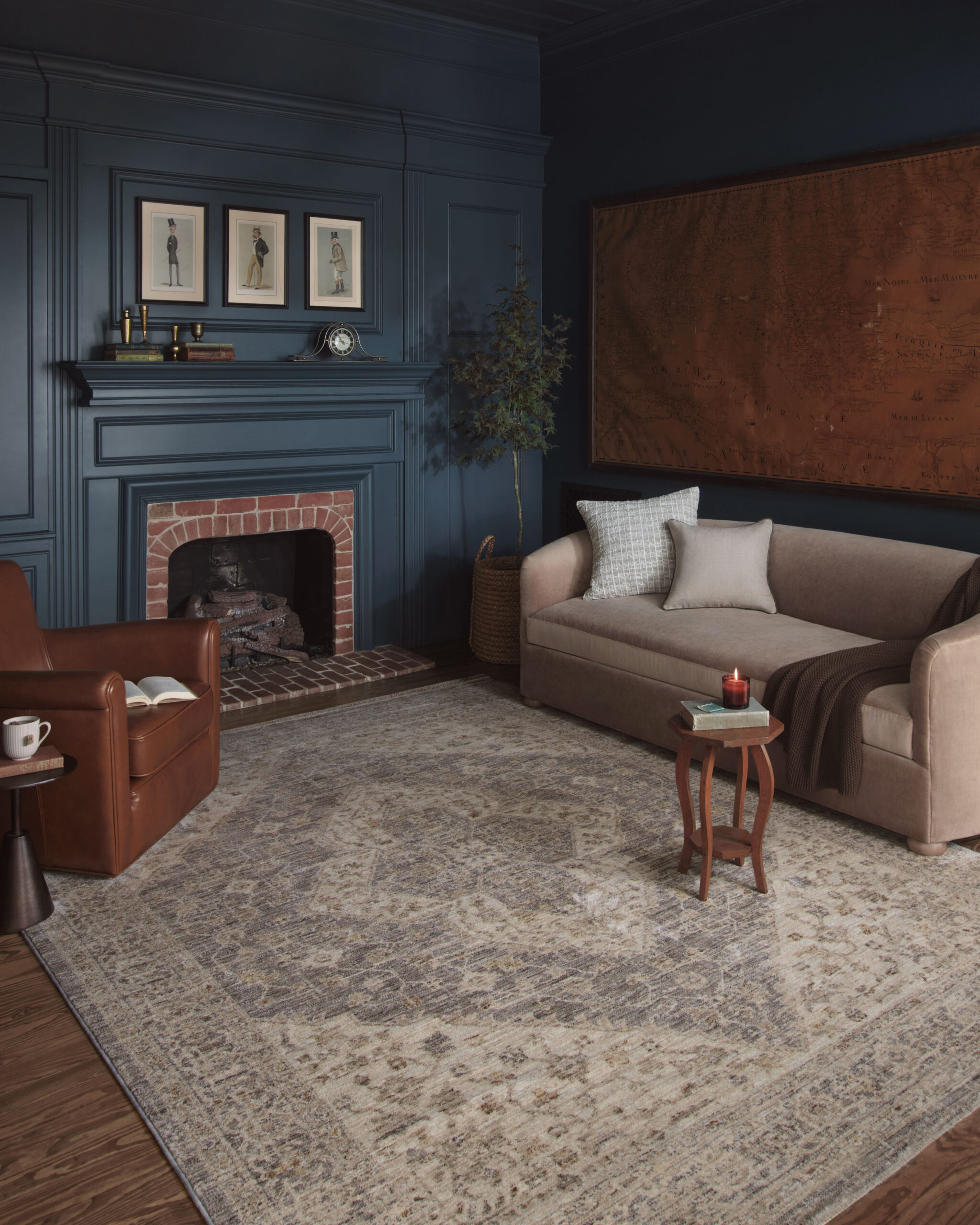 Magnolia Home by Joanna Denim / Natural Rug