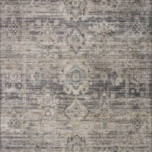 Jean Stoffer x Loloi Graphite / Jade Rug