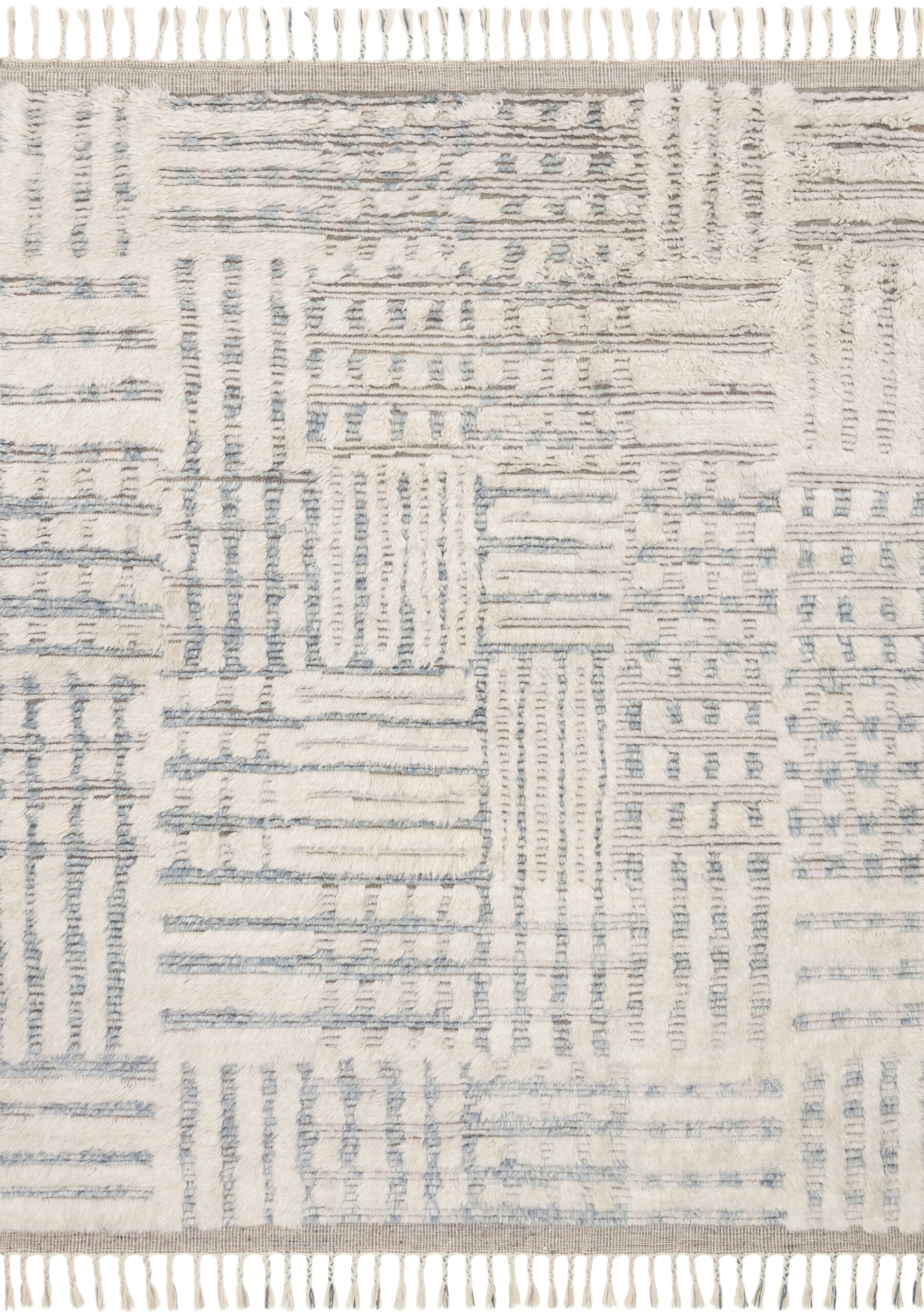 Loloi Khalid Ivory / Ivory / Sky Rug