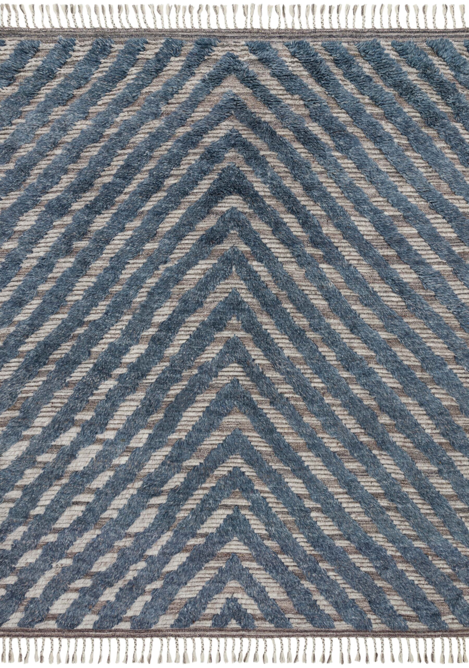Loloi Khalid Blue / Blue / Pewter Rug