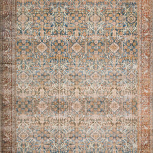 Loloi II Layla Ocean Ocean / Rust Rug