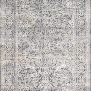 Loloi II Lucia Steel Steel / Ivory Rug