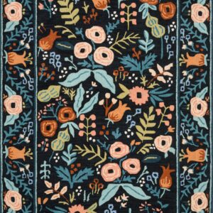 Rifle Paper Co. x Modern Black Rug