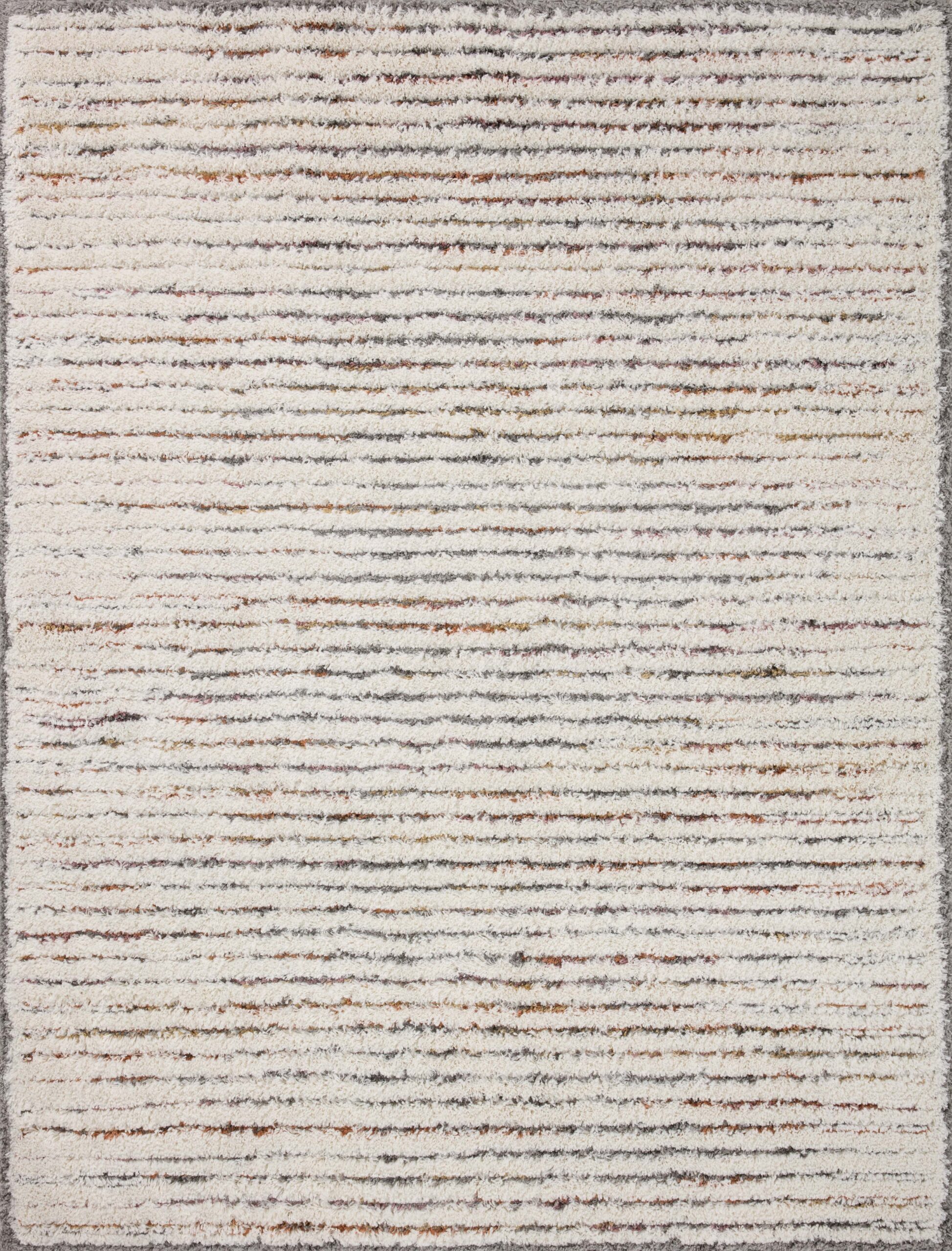 Loloi Levitt Shag Ivory Ivory / Multi Rug