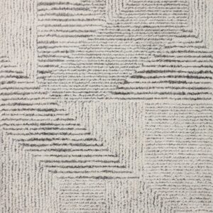 Loloi Levitt Shag Ivory Ivory / Grey Rug