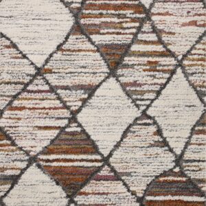Loloi Levitt Shag Ivory Ivory / Fiesta Rug